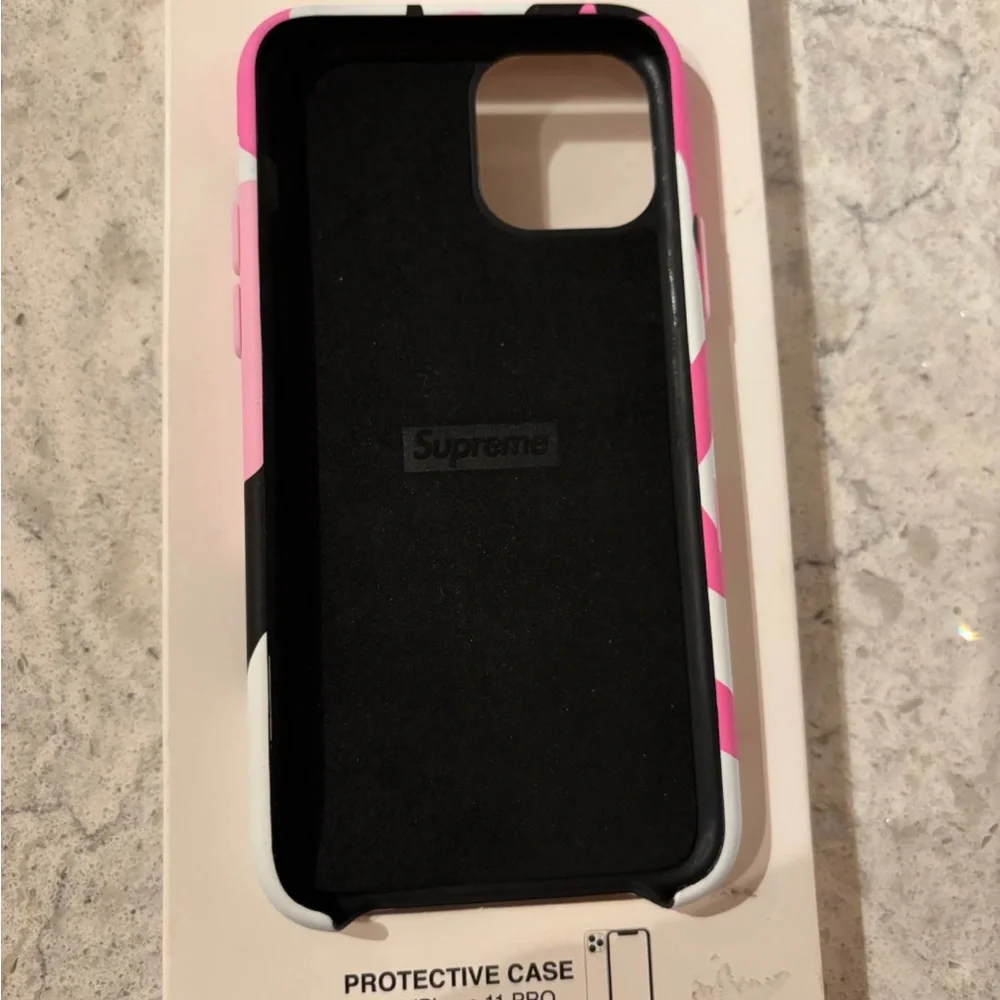 Supreme Pink Camo Protective Case for iPhone 11 Pro